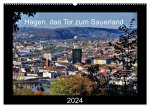 Hagen, das Tor zum Sauerland (Wandkalender 2024 DIN A2 quer), CALVENDO Monatskalender