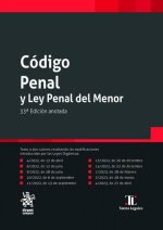 CODIGO PENAL Y LEY PENAL DEL MENOR 33ª EDICION
