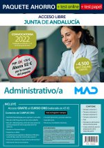 PAQUETE AHORRO + TEST PAPEL Y ONLINE ADMINISTRATIVO/A JUNTA