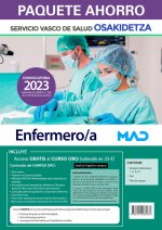 Paquete Ahorro Enfermero/a Osakidetza. Ahorra 45? (incluye en papel: Temario General 1, 2, 3 y 4; Te