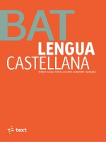 Lengua castellana. Batxillerat