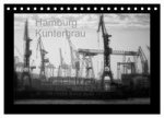 Hamburg Kuntergrau (Tischkalender 2024 DIN A5 quer), CALVENDO Monatskalender