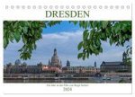 Dresden, ein Jahr an der Elbe (Tischkalender 2024 DIN A5 quer), CALVENDO Monatskalender