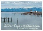 Stille Tage am Chiemsee (Tischkalender 2024 DIN A5 quer), CALVENDO Monatskalender