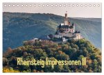 Rheinsteig Impressionen III (Tischkalender 2024 DIN A5 quer), CALVENDO Monatskalender