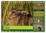 Tiere in der Feldmark (Tischkalender 2024 DIN A5 quer), CALVENDO Monatskalender