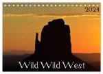 Wild Wild West (Tischkalender 2024 DIN A5 quer), CALVENDO Monatskalender