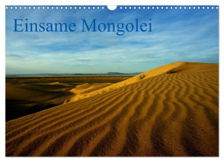 Einsame Mongolei (Wandkalender 2024 DIN A3 quer), CALVENDO Monatskalender
