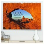 USA - Grandioser Südwesten (hochwertiger Premium Wandkalender 2024 DIN A2 quer), Kunstdruck in Hochglanz