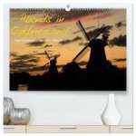 Abends in Ostfriesland (hochwertiger Premium Wandkalender 2024 DIN A2 quer), Kunstdruck in Hochglanz