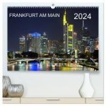 Frankfurt am Main (hochwertiger Premium Wandkalender 2024 DIN A2 quer), Kunstdruck in Hochglanz