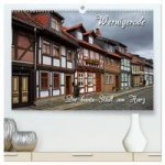 Wernigerode (hochwertiger Premium Wandkalender 2024 DIN A2 quer), Kunstdruck in Hochglanz