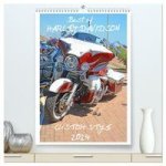 Best of Harley-Davidson Custom-Style 2024 (hochwertiger Premium Wandkalender 2024 DIN A2 hoch), Kunstdruck in Hochglanz