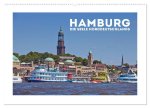 HAMBURG Die Seele Norddeutschlands (Wandkalender 2024 DIN A2 quer), CALVENDO Monatskalender