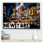 New York feeling (hochwertiger Premium Wandkalender 2024 DIN A2 quer), Kunstdruck in Hochglanz