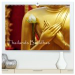 Thailands Buddhas (hochwertiger Premium Wandkalender 2024 DIN A2 quer), Kunstdruck in Hochglanz