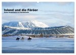 Island und die Färöer (Wandkalender 2024 DIN A2 quer), CALVENDO Monatskalender