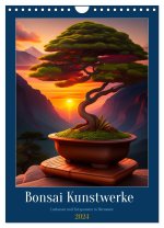 Bonsai Kunstwerke (Wandkalender 2024 DIN A4 hoch), CALVENDO Monatskalender