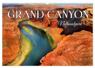 Grand Canyon, Nationalpark (Wandkalender 2024 DIN A3 quer), CALVENDO Monatskalender