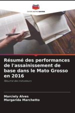 Résumé des performances de l'assainissement de base dans le Mato Grosso en 2016