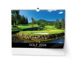 Golf české resorty 2024 - nástěnný kalendář