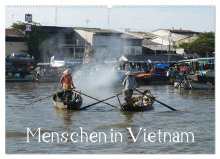 Menschen in Vietnam (Wandkalender 2024 DIN A2 quer), CALVENDO Monatskalender