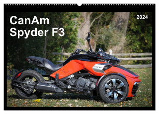 CanAm Spyder F3 (Wandkalender 2024 DIN A2 quer), CALVENDO Monatskalender