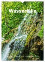 Wasserfälle in Deutschland, Frankreich und auf den Britischen Inseln (Wandkalender 2024 DIN A3 hoch), CALVENDO Monatskalender