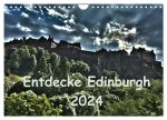 Entdecke Edinburgh (Wandkalender 2024 DIN A4 quer), CALVENDO Monatskalender