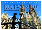 REGENSBURG - Impressionen (Tischkalender 2024 DIN A5 quer), CALVENDO Monatskalender