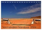Traumstraßen Namibias (Tischkalender 2024 DIN A5 quer), CALVENDO Monatskalender