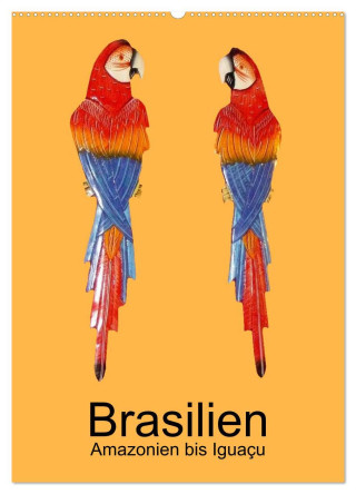 Brasilien - Amazonien bis Iguaçu (Wandkalender 2024 DIN A2 hoch), CALVENDO Monatskalender