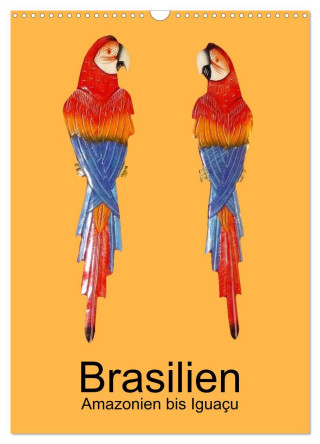 Brasilien - Amazonien bis Iguaçu (Wandkalender 2024 DIN A3 hoch), CALVENDO Monatskalender