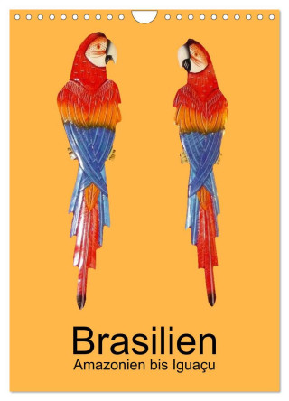 Brasilien - Amazonien bis Iguaçu (Wandkalender 2024 DIN A4 hoch), CALVENDO Monatskalender