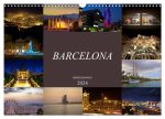 Barcelona Impressionen (Wandkalender 2024 DIN A3 quer), CALVENDO Monatskalender