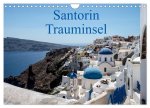 Santorin Trauminsel (Wandkalender 2024 DIN A4 quer), CALVENDO Monatskalender