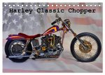 Harley Classic Chopper (Tischkalender 2024 DIN A5 quer), CALVENDO Monatskalender