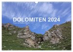 DOLOMITEN 2024 (Wandkalender 2024 DIN A3 quer), CALVENDO Monatskalender