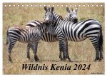 Wildnis Kenia 2024 (Tischkalender 2024 DIN A5 quer), CALVENDO Monatskalender