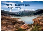 Nord Norwegen Norge - Norway (Wandkalender 2024 DIN A4 quer), CALVENDO Monatskalender
