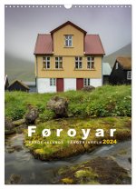 F?royar - Faroe Islands - Färöer Inseln (Wandkalender 2024 DIN A3 hoch), CALVENDO Monatskalender