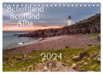 Schottland - Scotland - Alba (Tischkalender 2024 DIN A5 quer), CALVENDO Monatskalender