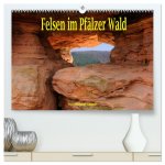 Felsen im Pfälzer Wald (hochwertiger Premium Wandkalender 2024 DIN A2 quer), Kunstdruck in Hochglanz