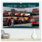Land der bunten Busse - Guatemala (hochwertiger Premium Wandkalender 2024 DIN A2 quer), Kunstdruck in Hochglanz