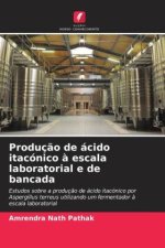 Produç?o de ácido itacónico ? escala laboratorial e de bancada