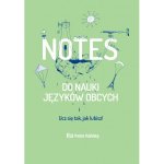 Notes do nauki języków obcych (pistacjowa okładka)