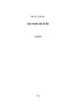 Les mots de la fin