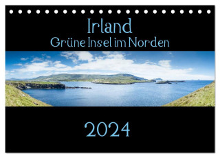 Irland - Grüne Insel im Norden (Tischkalender 2024 DIN A5 quer), CALVENDO Monatskalender
