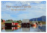 Norwegens Fjorde, Berge und mehr (Tischkalender 2024 DIN A5 quer), CALVENDO Monatskalender
