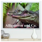 Alligatoren und Co. (hochwertiger Premium Wandkalender 2024 DIN A2 quer), Kunstdruck in Hochglanz